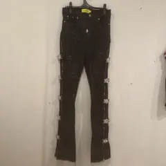 Guapi ブラック フレアデニムパンツ - メルカリ