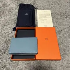 新品・箱袋付】TREULEBEN 高級本革 パスポートケース マスタード