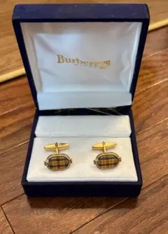 Burberry チェック柄 カフリンクス