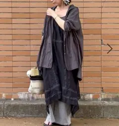 ◼️新品タグ付き◼️LEPSIM◼️レースロングキャミワンピース◼️ブラック