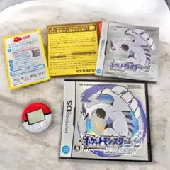 美品☆ポケットモンスター ソウルシルバー 銀 DS ポケウォーカー　ルビー付き☆