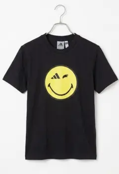 adidas アディダス× Smiley World コラボTシャツ 黒140