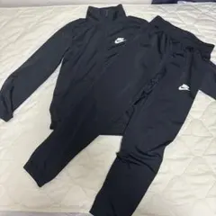 NIKE キッズ ジャージ ジャケット ブラック 上下セットMサイズ