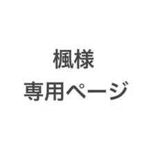 楓様専用ページ