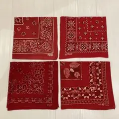 60s 70s ビンテージ バンダナ まとめ売り USA