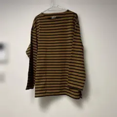 無印良品洗いざらし太番手ボートネック長袖L