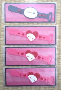 Happyくじ ベイマックス H賞 ラバーコレクション 4点