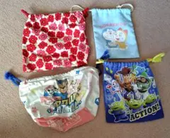 巾着袋 ドラえもん パウパトロール トイストーリー 小学生　保育園　弁当袋