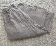 グレー フレアスカート 軽量素材 earth アース