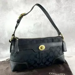 vintage coach archive shoulder bag black