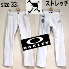 オークリー OAKLEY スカル ゴルフパンツ ストレッチ33