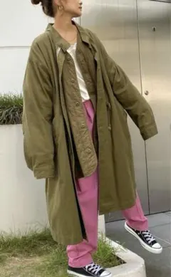 ライナー付きミリタリーコート
