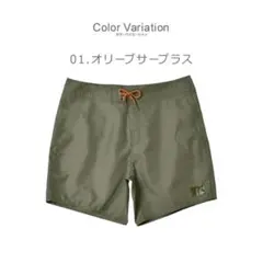 BRIXTON ブリクストン　ヴィンテージ　メンズ ショートパンツ オリーブのサムネイル