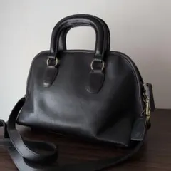 ⭐美品⭐OLD COACH 2way ミニボストンバッグ ショルダーバッグ 黒 〇美品〇OLD COACH ミニボストンバッグ コーチ 2way ブラック - メルカリ