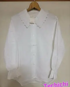 丸襟 ブラウス 綿