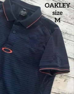 OAKLEY　半袖　M　ゴルフウェア　シャツ　メンズ　オークリー