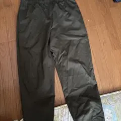 オリーブグリーン ワークパンツ ゴムウエスト　GU &UNIQLO
