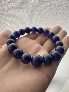 【高品質】超レア　天然石ブレスレット サファイア 9-10mm ※限定値引あり