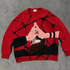 Ryoumen Sukuna handmade セーター レッド