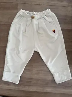 ホワイトチェック裏地パンツ 100cm