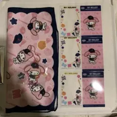 タイトーくじ　侍ジャパン×サンリオキャラクターズ　　Ｅ賞　Ｆ賞　マイメロディ