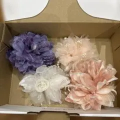 コサージュ 入学式 卒業式 ブローチ ピンク 花 パール 結婚式 ネックレス