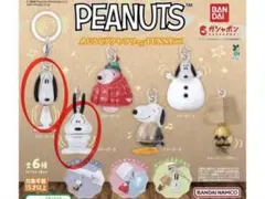 PEANUTS めじるしアクセサリー　FUNNYver カプセルトイ 2個セット