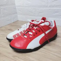 PUMA evoSPEED 5 サッカーシューズ レッド ホワイト 22.5cm