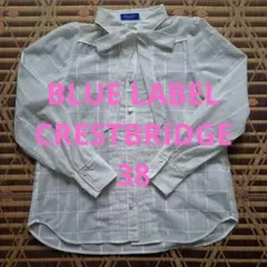 BLUE LABEL CRESTBRIDGE ボウタイブラウス ホワイトのサムネイル