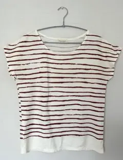 BEAUTY＆YOUTH　ユナイテッドアローズ　ボーダー半袖Tシャツ　ラメ