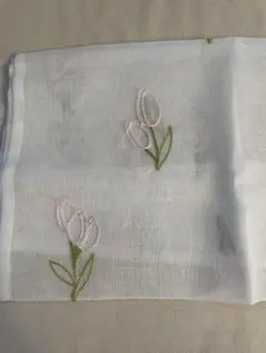 花刺繍カフェカーテン 未使用