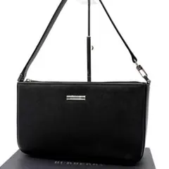 新品未使用✨バーバリー ワンショルダー レザー ノバチェック ブラック 箱付き