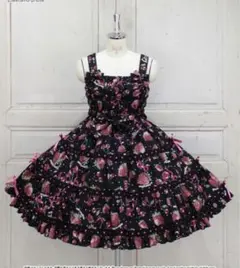 メタモルフォーゼ Lady Fruit 半袖ワンピース リボンヘッドドレス