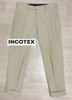INCOTEX コットン チノスラックス ベージュ 48
