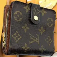 LOUIS VUITTON コンパクト ジップ モノグラム 二つ折り 財布 - メルカリ
