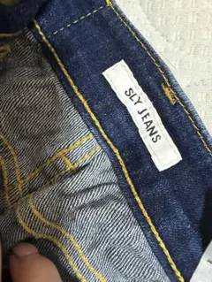 SLY JEANS スキニーデニム ダークブルー