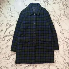 COMPTOIR DES COTONNIERS】タータンチェック ウールコート - メルカリ