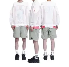 シーイー C.E CAV EMPT MESH TRACK CREW NECK