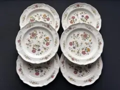 ⭐️美品＊希少！ウェッジウッド　チャールコート　ケーキプレート6枚セット　8㎝のサムネイル