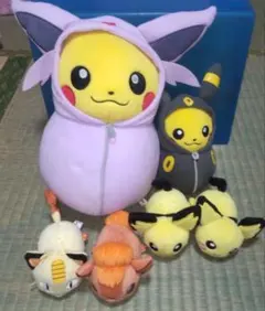 ピカチュウ イーブイ ぬいぐるみセット - メルカリ