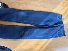 ダークブルースリムフィットデニムパンツ