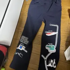 moujonjon 新幹線 ロングパンツ ネイビー　ムージョンジョン
