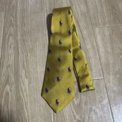 ラルフローレン　キッズ　ネクタイ　幸せの黄色　ホース　ボウタイ　入学式