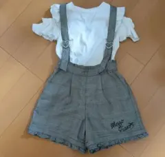 メゾピアノ　ユニコーン半袖　 ショートパンツ　セット　140　130