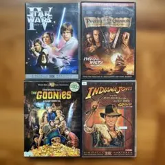 【10月24日まで】DVD 4枚セット　冒険活劇