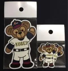 鳴門高校 クマステッカー 大&小 シールセット 高校野球 - メルカリ