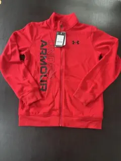 アンダーアーマー　上着　トップス　赤　150