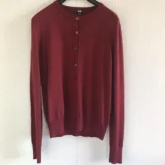 ユニクロ　メリノウール　カーディガン