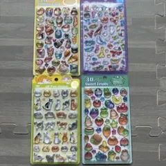 nekoni 3Dシール　4枚セット