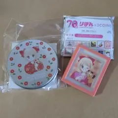 3COINS シール マグネット 姫ちゃんのリボン りぼん70周年 スリコ